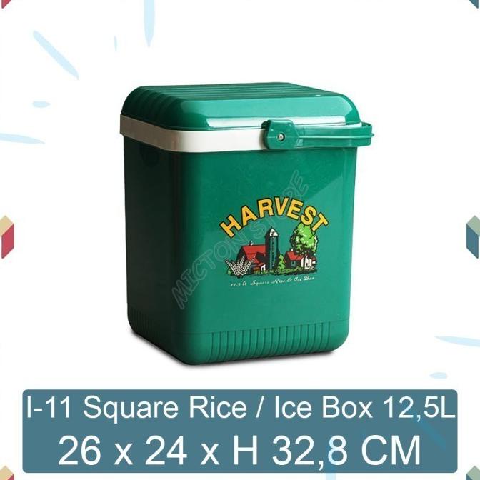 MICTON Lion Star I-11 Square Rice Ice Box 12,5 L Termos Nasi Es Batu