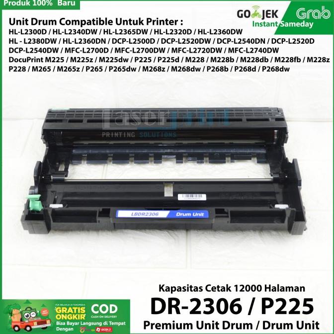 Unit Drum DR-2306 Printer Brother DCP-L2540DW/MFC-L2700D/L2700DW/L2740