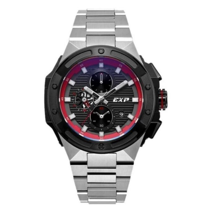 Jam Tangan Pria Expedition E 6818 Silver Stainless Steel