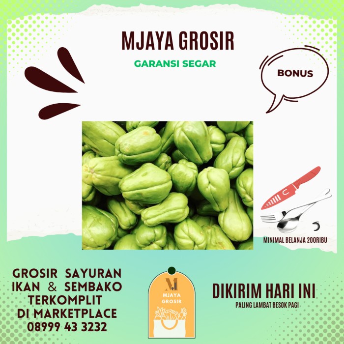 

Labu Siam 1 buah
