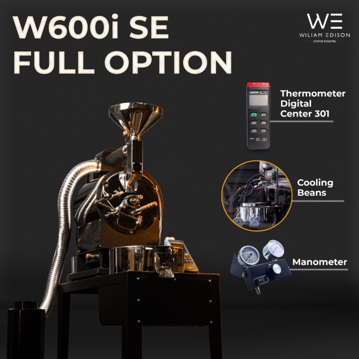 W600i SE Full Option - WE - (W600i SE+ Cooling +Center 301+ Manometer)