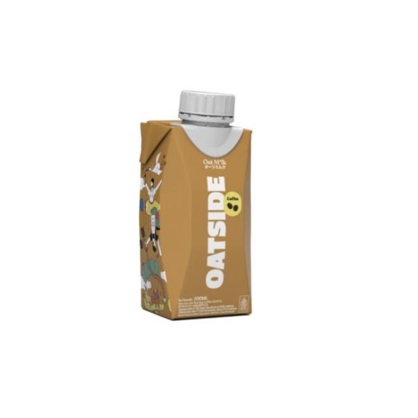 

Oatside Mini Susu Oat Milk 200 Ml Gandum Lactose Coffee