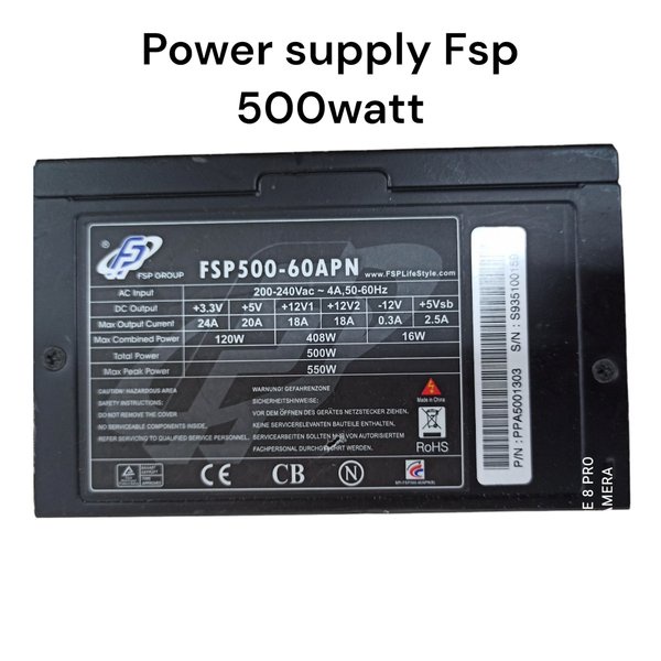 SALE Power supply FSP 500 - 600watt pure