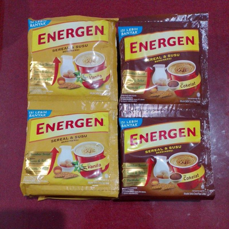 

Energen susu dan coklat 32g