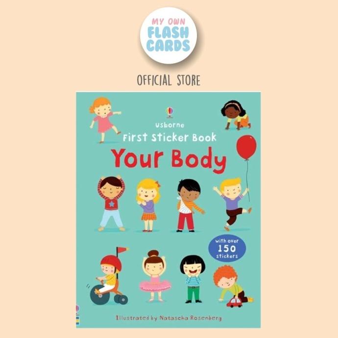 

Usborne Your Body First Sticker Book - Buku Stiker Edukasi Import Anak