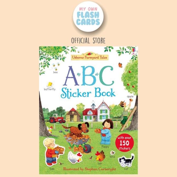 

Usborne A B C Sticker Book - Alphabet Buku Import Huruf Learning