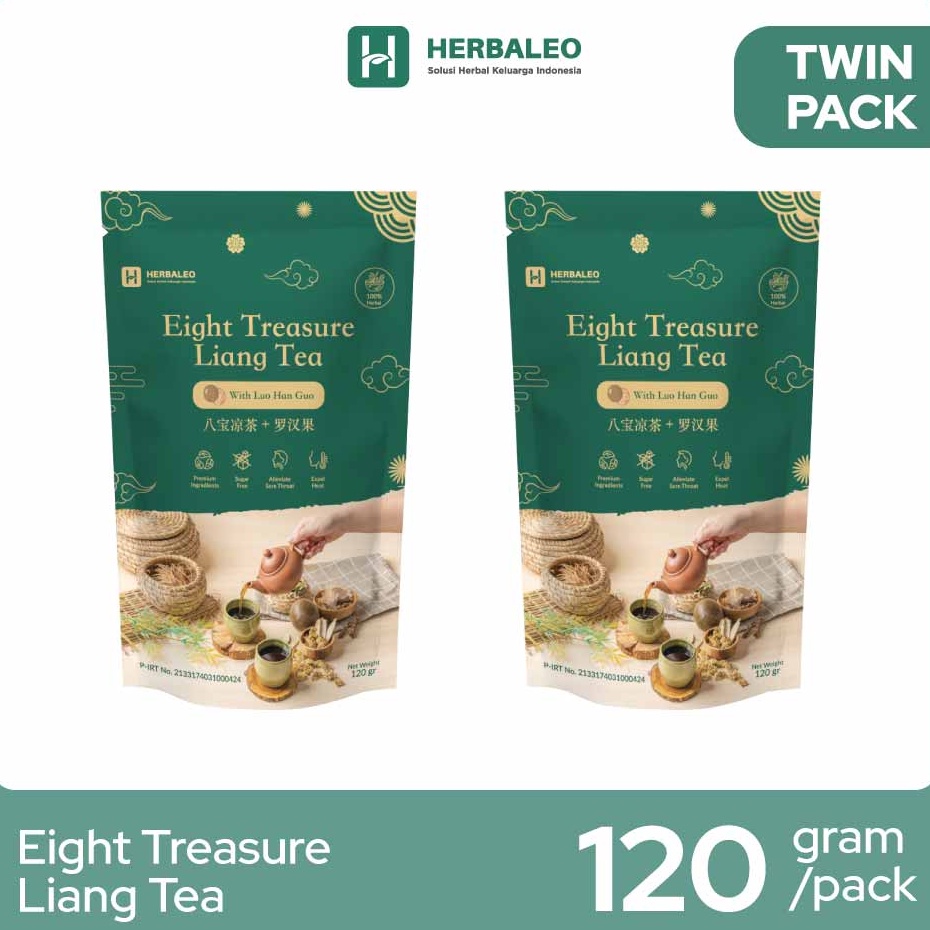 

Pasti Murah Twinpack- Eight Treasure Liang Tea with Luo Han Guo Minuman untuk Panas Dalam Ready