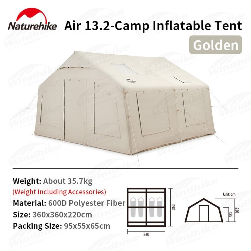 TOKO.PEJALAN TENDA INFLATABLE AIR 13.2 NATUREHIKE NH22ZP014