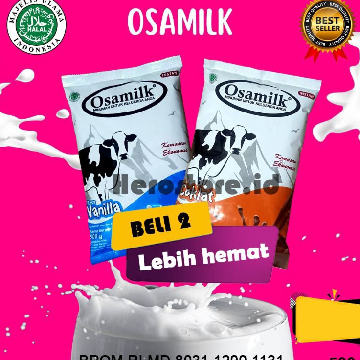 

SFYB0916 (D2289) SUSU OSAMILK ORIGINAL 100% Penggemuk Badan & Penambah Nafsu Makan 500 g
