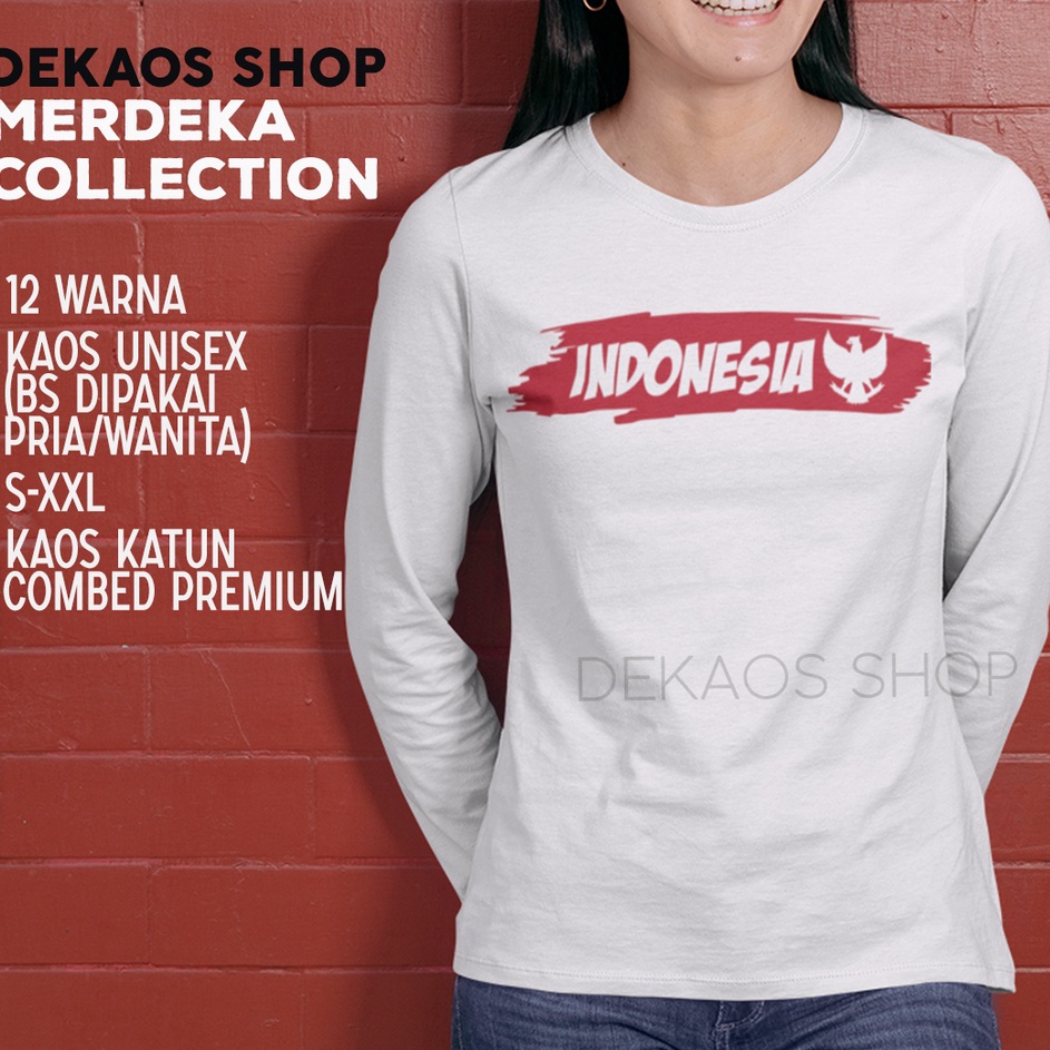 Ready Stock KAOS MERAH PUTIH AGUSTUSAN / KAOS KEMERDEKAAN DEWASA / KAOS 17 AGUSTUS 2023 DEWASA / KAO
