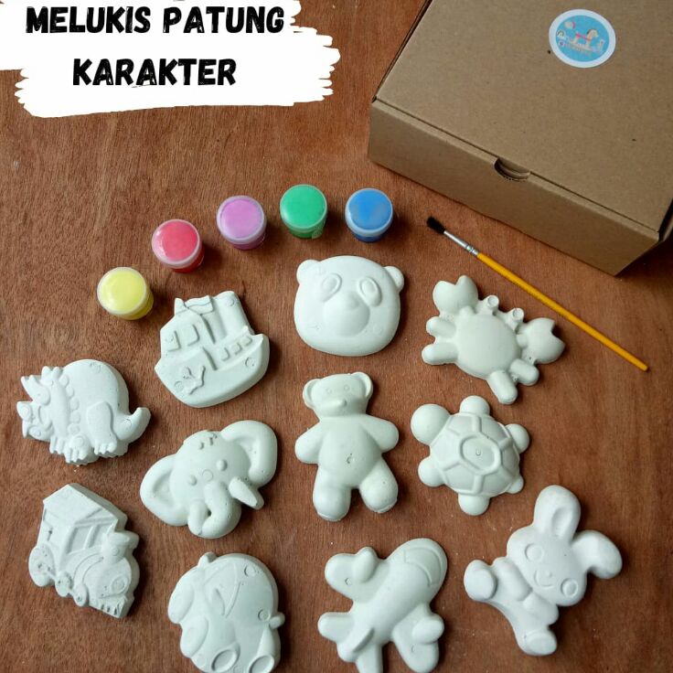 

Big Sale Melukis Patung Karakter / Paket Melukis / Mewarnai Patung Karakter Ready Stok