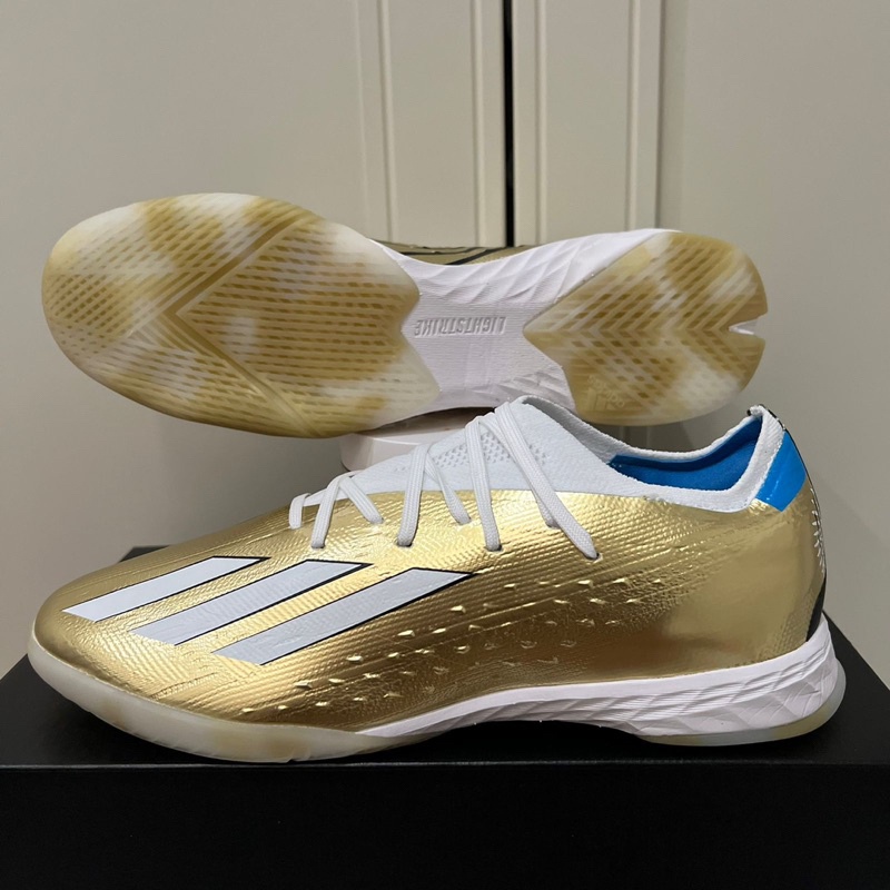 Sepatu Futsal Speedportal .1 Messi Gold