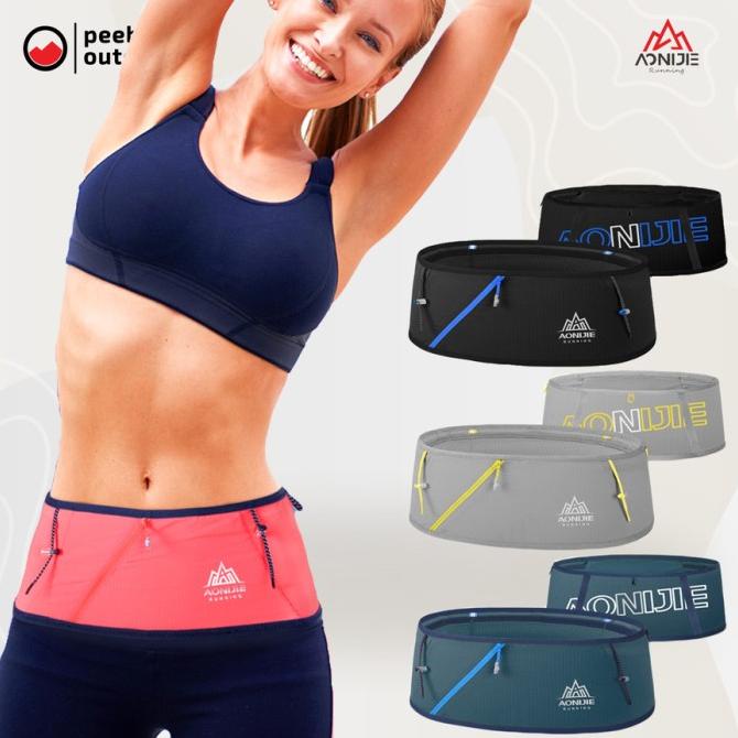 waist bag AONIJIE W8101 hydration running belt tas pinggang lari pack
