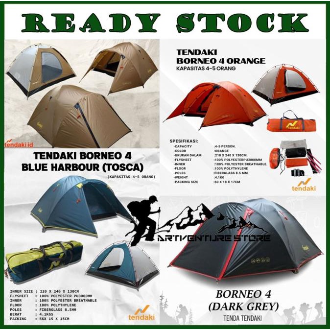Tenda Mountain Inn Sport BORNEO 4