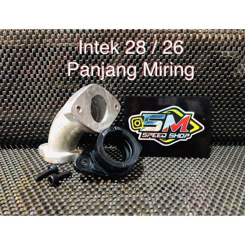 Bisa Cod Intake Bpro 28 Mmm / 26 Mm Karbu Pwk Pe Matic / Bebek Jupiter Mio Beat Vega Smash Supra Kha