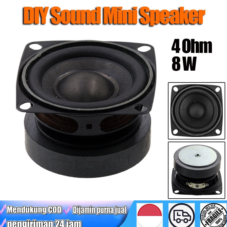 HIFI Mini Speaker 2 Inch Subwoofer Bass 4 Ohm 8 Wat High Power Mid-woofer Super Low Bass Magnet [ART.  P8A8]