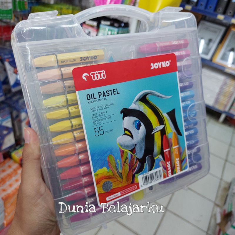 

Crayon Titi Joyko 55 Warna Oil Pastel Krayon Nyak
