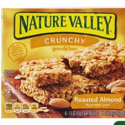 

siap kirim] Nature Valley Crunchy Granola Bar - Roasted Almond 253gr