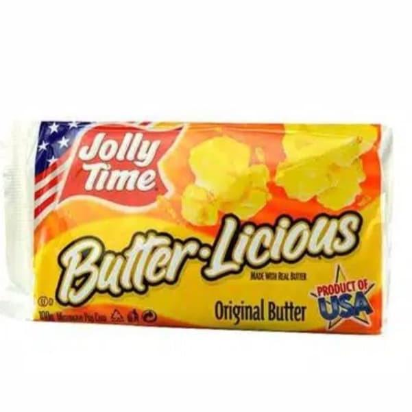 

Buruan beli] JOLLY TIME BUTTER LICIOUS 99GR pop corn jagung mentega