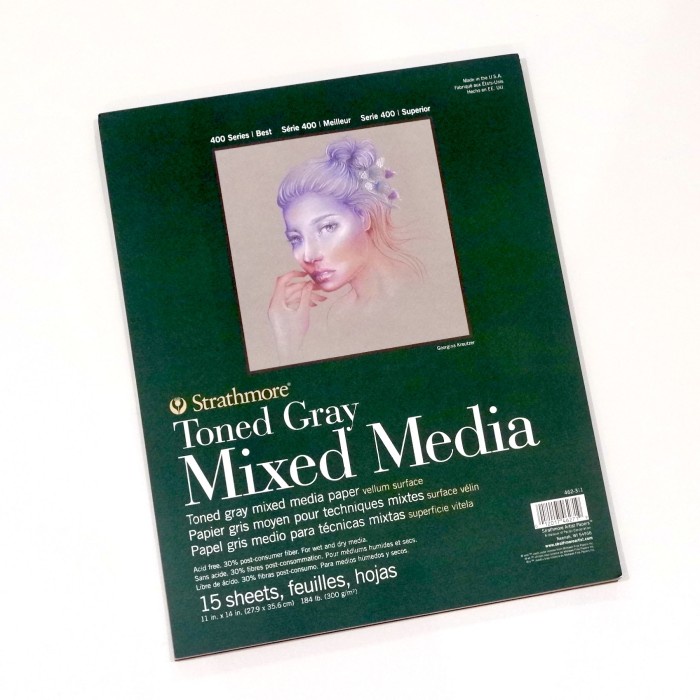 

Strathmore Toned Gray Mixed Media 11x14