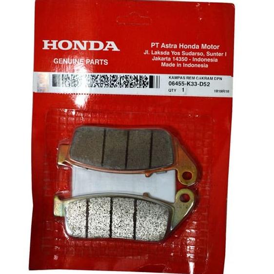 Kampas Rem Depan (Pad Set Fr) - Cbr 250Rr K64 06455K33D52