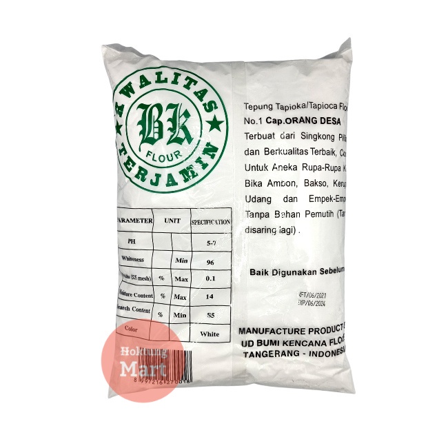 

Bu Kencana Sagu Tani Tepung Tapioka Cap Orang Desa 1Kg