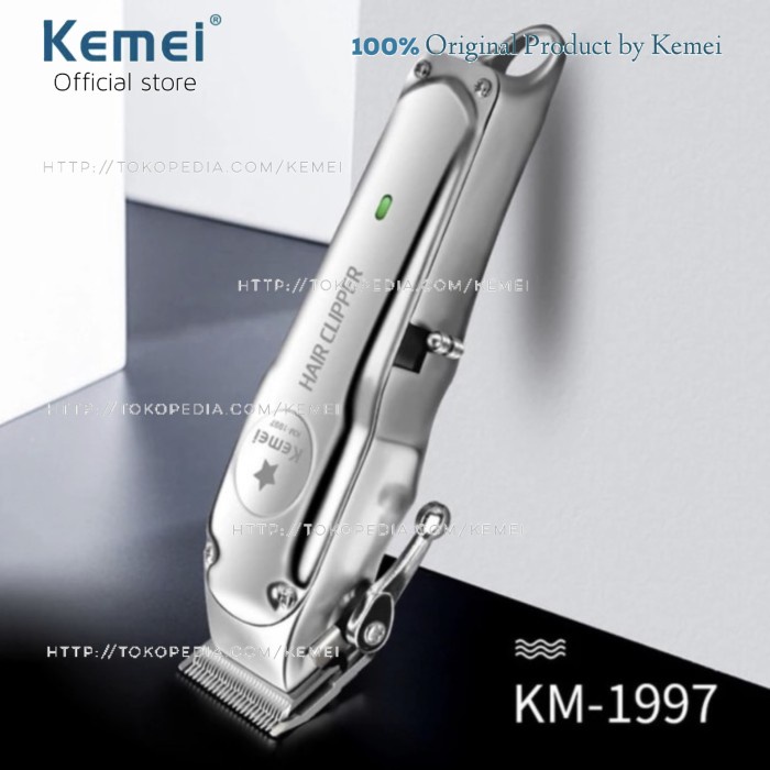 Alat Cukur Rambut Kemei KM-1997 Hair Clipper Professional Metal 1997