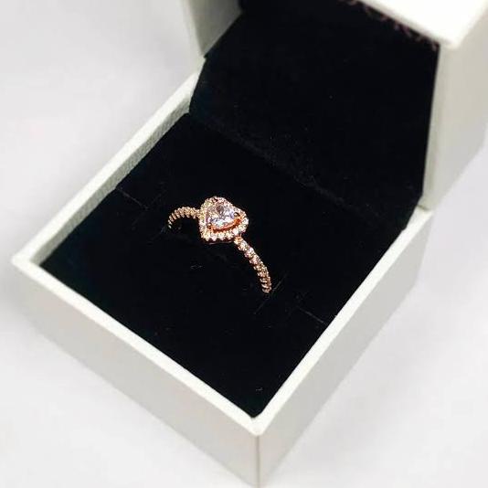 Ready Special Cincin Pandora Elevated Heart Ring Pengiriman Cepat