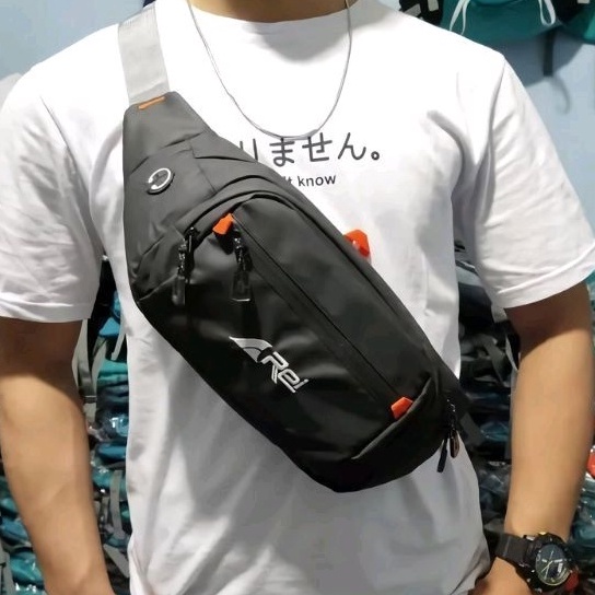 Termurah dan terbaik Tas Selempang Waistbag Rei waterfroop # Tas pinggang Rei # Tas selempang pria R