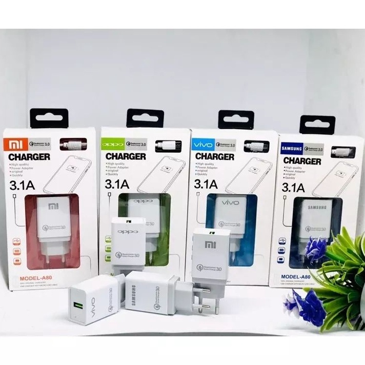 Dijual Murah Charger BRANDED A80 - Micro Usb