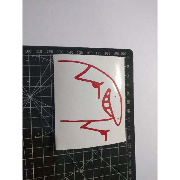 

cutting stiker flork meme