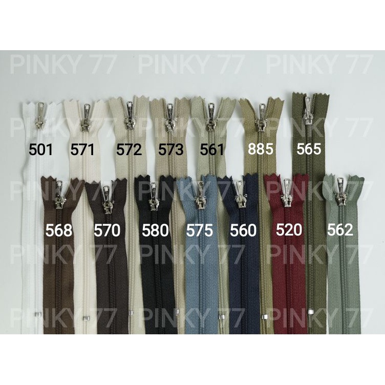 ✨SHOPEE MALL✨ Resleting YKK 6 Inch CFC39 Kepala Besar / Rit YKK 6 Inch (1 lusin) murah