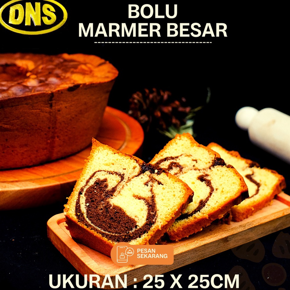 

Dijual Bolu Marmer 25x25cm / Homemade Marmer Cake PREMIUM