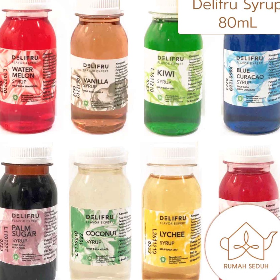 

Terlaris 80mL Sirup Delifru Semua Rasa - Delifru Syrup Mini Trial Size - Hazelnut, Caramel, Vanila, Sakura, Cotton Candy, Calamansi