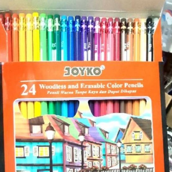 

Diskon Promo PENSIL WARNA JOYKO ERASABLE BISA DIHAPUS 24 WARNA ORIGINAL Hot Sale