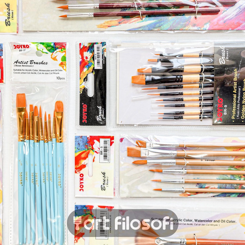 

Grosir Joyko Paint Brush Set | Kuas Lukis Set Model Terkini