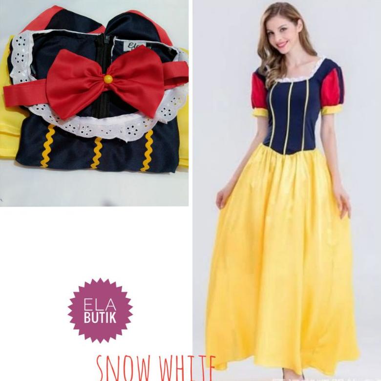 Kostum Snow White-Dewasa-Princess-Kostum Halloween