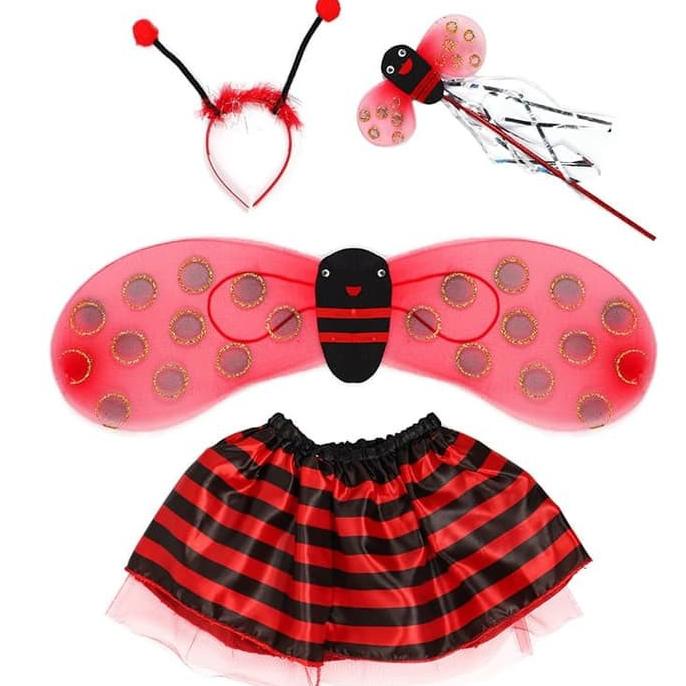 Kostum Anak Ladybug Set Kostum Anak Halloween 4 In 1 Set