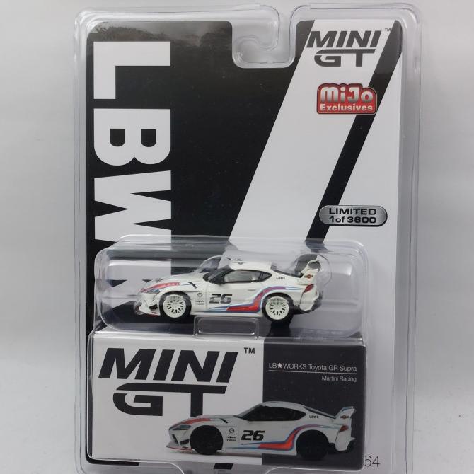 CHASE MiniGT Mini GT 296 LB Works Toyota GR Supra Martini Racing crack