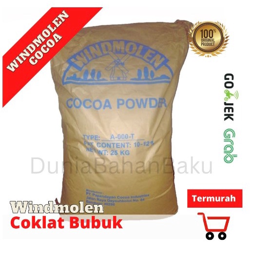 

SPESIAL DISCOUNT COKLAT BUBUK WINDMOLEN COCOA POWDER 1KG ASLI 100% | Kemasan ALU