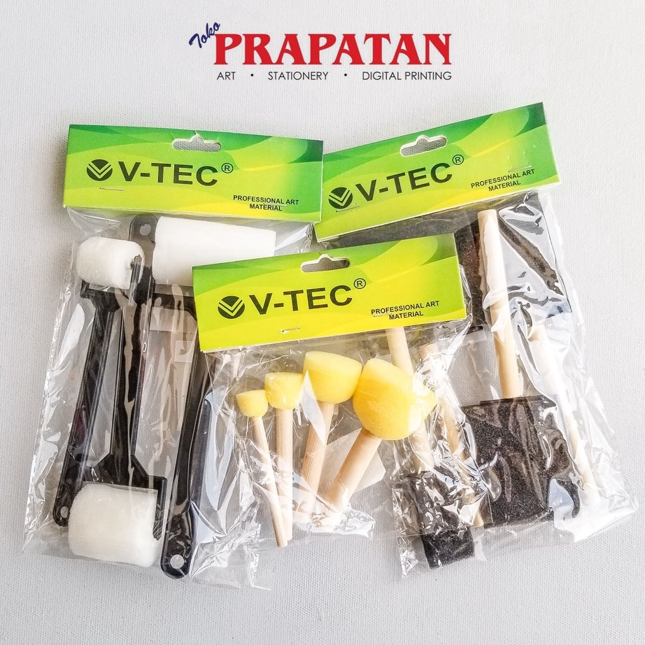 

Terlaku. V-TEC Spons Cup Roll Kotak Set