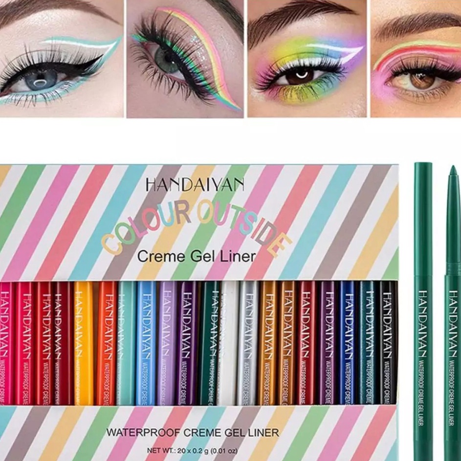 Kirim Langsung rcsbeauty✔️ - 1pcs HANDAIYAN PENSIL  handaiyan eyeliner pensil warna putih merah biru