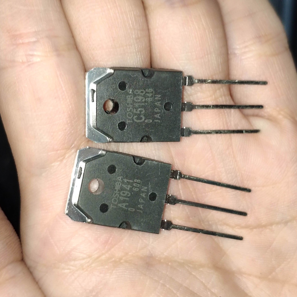 ( 1 SET ) TRANSISTOR TOSHIBA A1941 - C5198 ORG 2. TR TOSHIBA 1941 - 5198 II