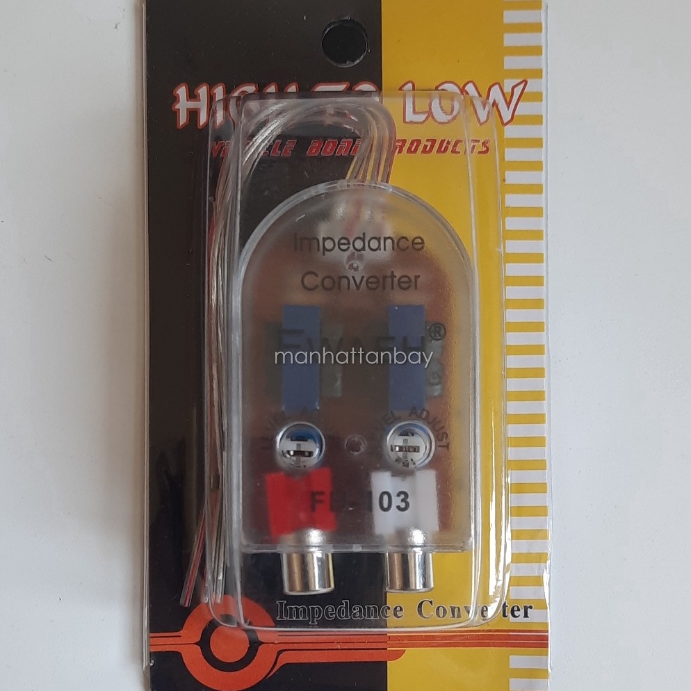 MURAH HI to LOW RCA Converter Audio Mobil