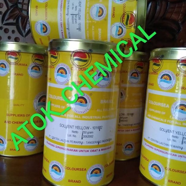 

[ART. T06P] Pewarna Minyak Bubuk Solvent Yellow 101602 Coloursea