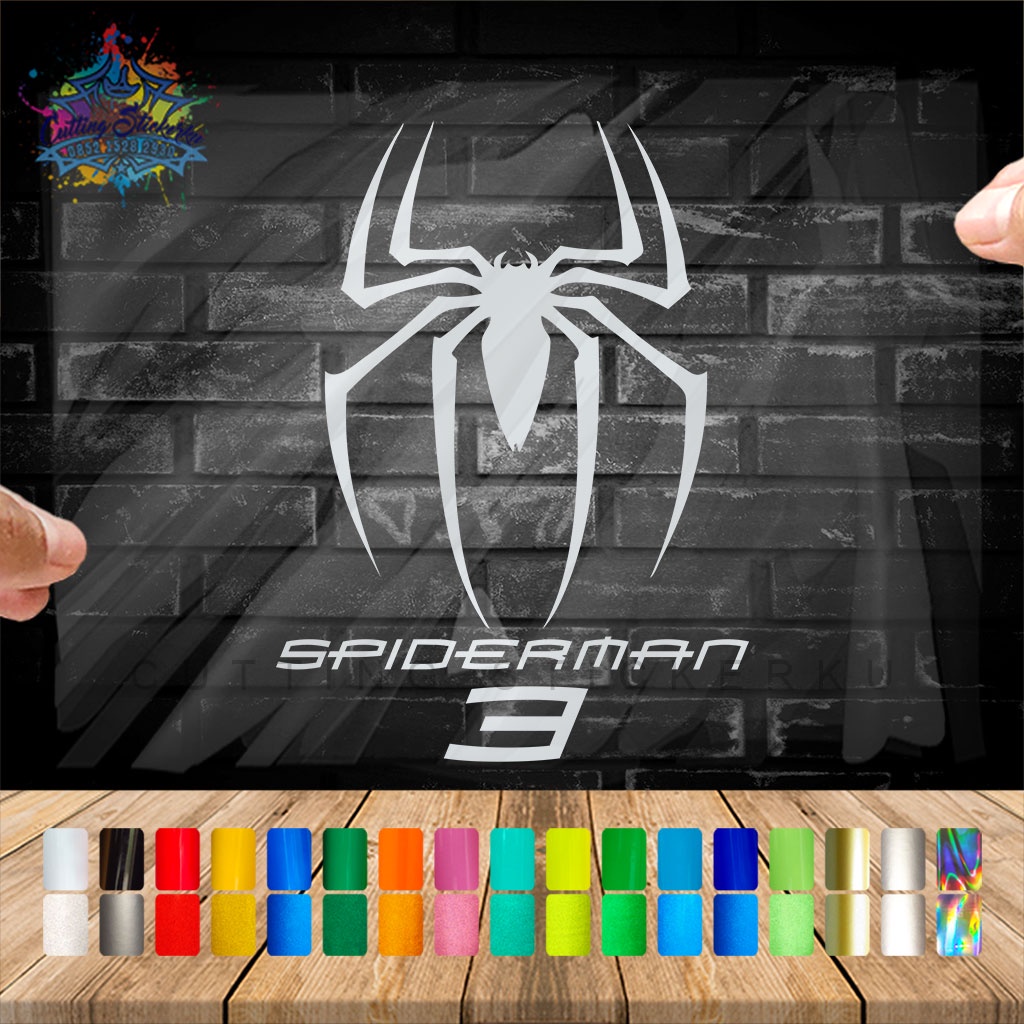 Cutting Sticker Spiderman Variasi Motor Mobil Sticker Keren