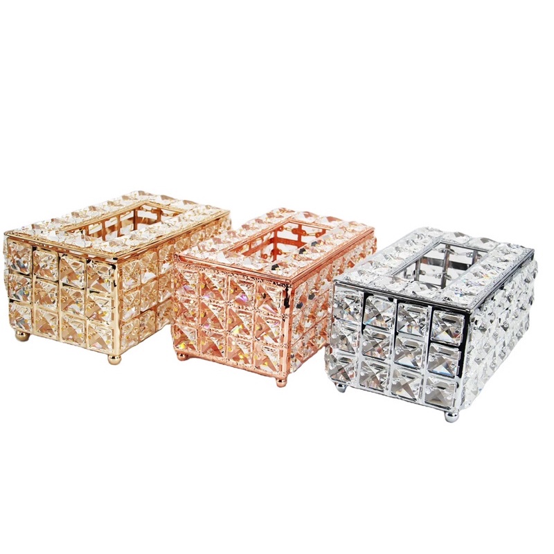 Tempat Tisu Crystal / Kotak Tisu Kristal / Tisu Box Mewah