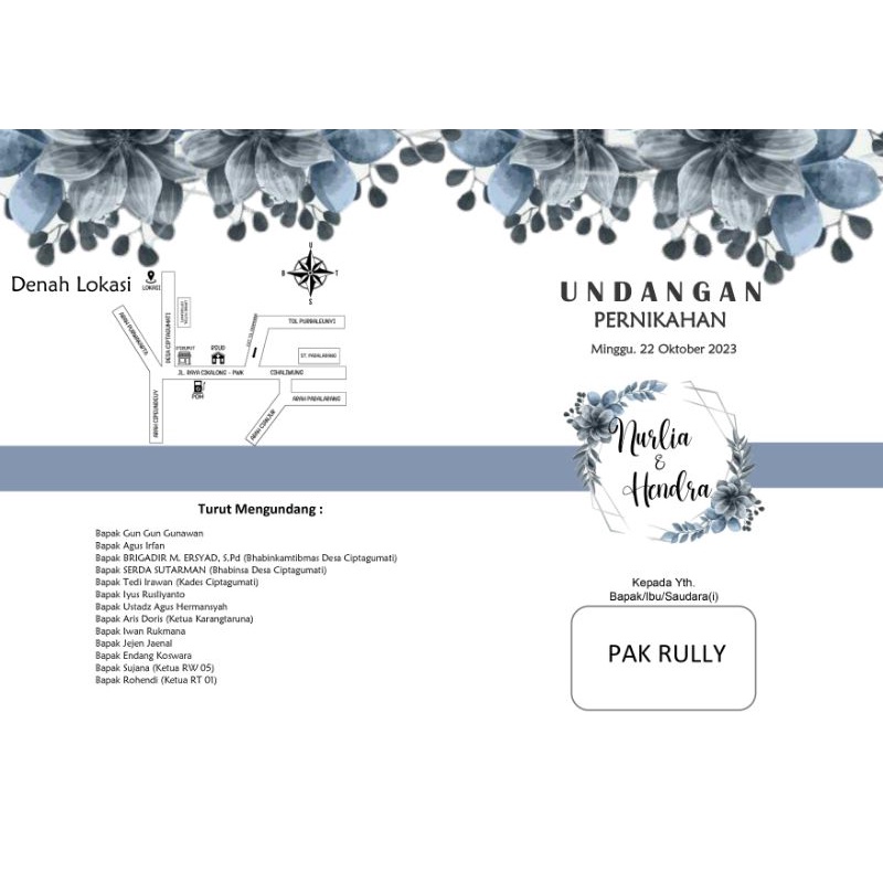 

Undangan Pernikahan Khitan Tasyakuran Murah Meriah Besar