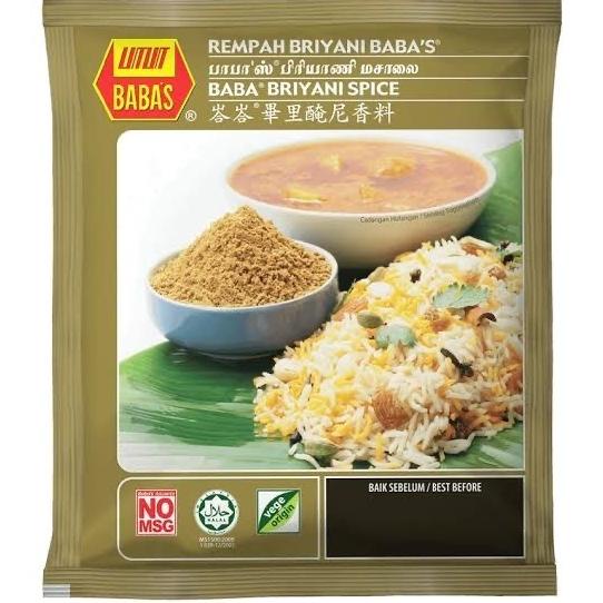 

>>>>>] Rempah Briyani Babas 70g / BABA'S BRIYANI SPICE