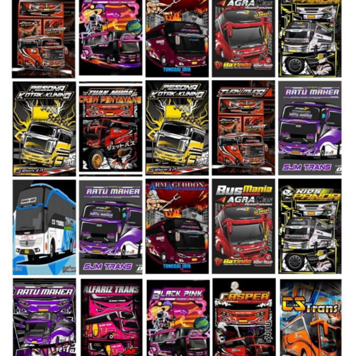 

WGQP6677 TERMURAH Cetak Stiker Bus Mania Basuri Termurah Isi 20 Pcs